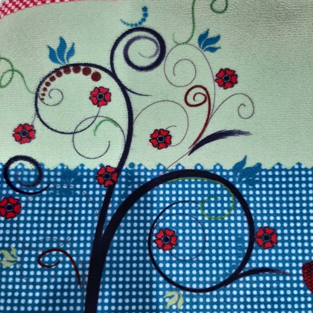 Atlantic coquette picnic scene romantic cottagecore fabric velvet collectors bag - Picture 8 of 16
